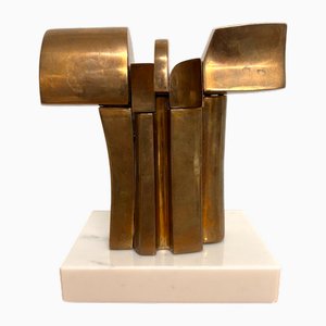 Jose Luis Sanchez, Escultura abstracta, años 70, Bronce