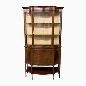 Vitrine en Acajou Marqueté de Maple & Co., 1900s