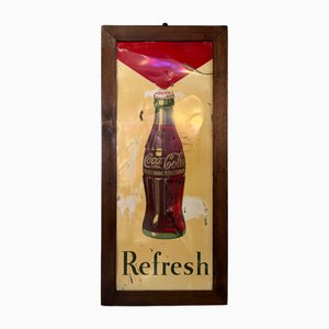 Cartel de refresco de Coca-Cola, Estados Unidos, años 50