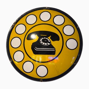 Panneau Téléphone en Métal, 1960s