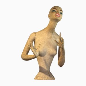 Papier Mache Display Mannequin, 1950s