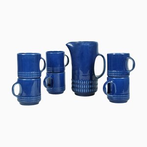 Pitcher and 6-Cup Set from Vitrosan, Set of 7