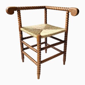 Silla de esquina Bobbin holandesa, años 20