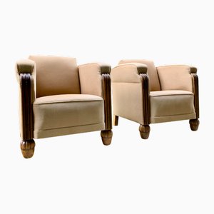 Set aus Vintage Art Deco Stühlen, 1920er