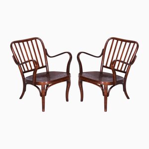 Set of Art Deco Armchairs by Josef Frank for Thonet, 1930s