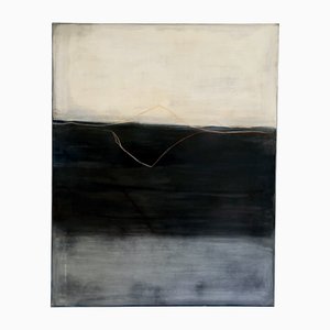 Marilina Marchica, Abstrakte Landschaft, Öl und Pastell auf Leinwand