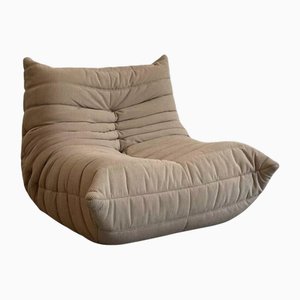 Sillón Togo en beige de Michel Ducally para Ligne Roset, 1973