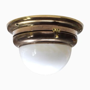 Antique Viennese Rail Ceiling Light by Otto Wagner