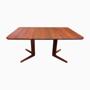 Vintage Dining Table in Teak with Insert from KS Møbler, 1960s