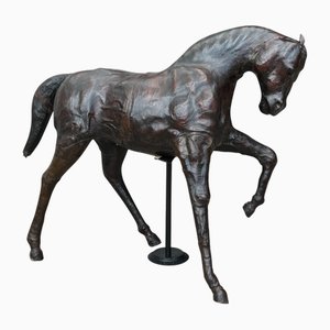 Large Leather Model of a Horse from Liberty & Co, 1930s