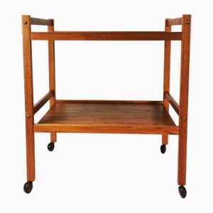Mid-Century Teak Bar Table from BRDR.FORBO, Denmark, 1960s