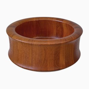 Large Scandinavian Modern Salad Bowl in Teak from Digsmed, Denmark, 1960s