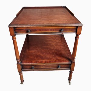 Table d'Appoint Vintage en Acajou, 1950s