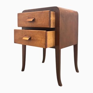 Comodino Art Déco in faggio, Danimarca, anni '30