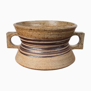 Mid-Century Modern Danish Studio Pottery Bowl by Tue Poulsen for Tue Keramik, 1960s