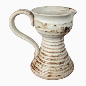 Mid-Century Modern Danish Studio Pottery Jug by Helle Stenberg for Pottestuen Keramik Frederikshavn, 1960s