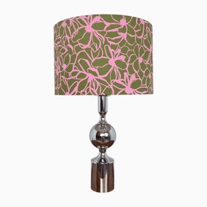 Mid-Century Chrome Table Lamp by Solken Leuchten, 1970
