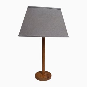 Vintage Table Lamp in Pinewood by Solbacken, 1970s