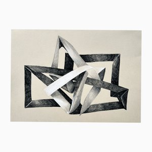 Amanda Andersen, Knotted Abstraction, 2024, Pastel sur Papier