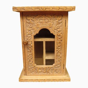 Petit Meuble avec Porte Vitrée, Indonésie, 1970s