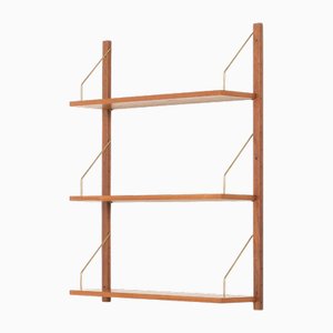 Libreria vintage in teak, Danimarca, anni '60