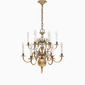 Dutch 12-Light Chandelier, 1890s
