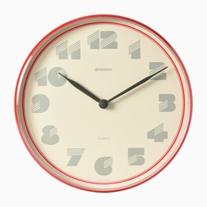 Reloj de pared alemán vintage de Staiger, años 80