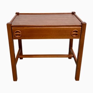 Teak Nightstand attributed to Arne Wahl Iversen for Andersen Møbelfabrik, 1960s