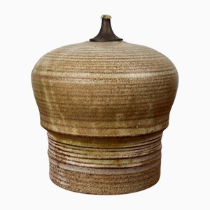 Lampe à Huile Mid-Century Studio en Poterie, Danemark, 1960s