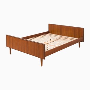 Lit Double Vintage Dansish en Teck, 1960s