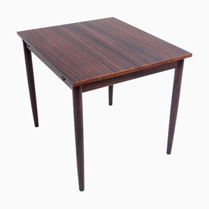 Mesa de comedor plegable danesa de palisandro, años 60