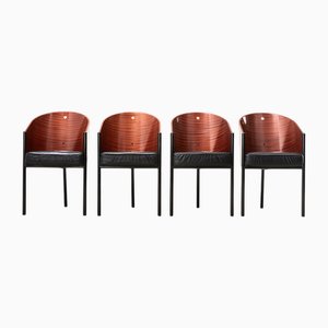 Costes Dining Chairs by Philippe Starck for Driade 1984, Set of 4