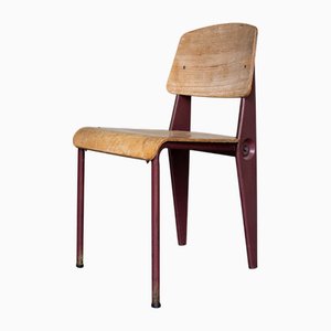 Silla desmontable Cafeteria No. 300 de Jean Prouvé, años 50