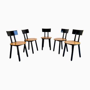 Chairs by Vico Magistretti, Set of 5