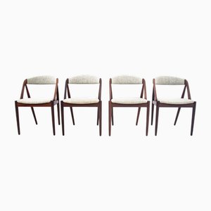 Sedie nr. 31 di Kai Kristiansen, Danimarca, anni '60, set di 4