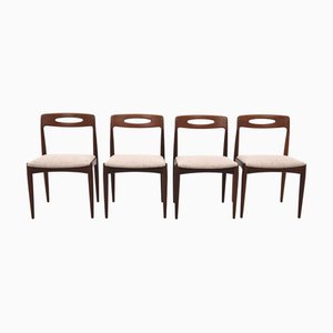 Teak Chairs by Johannes Andersen for Uldum Møbelfabrik, Denmark, 1960, Set of 4