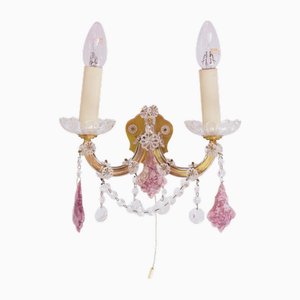 Vintage Marie Therese Style Wall Light, 1980s