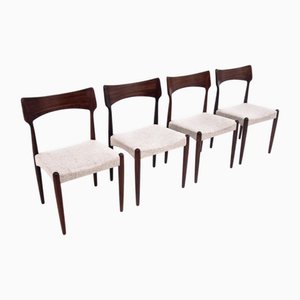 Vintage Stühle aus Palisander von Bernhard Pedersen & Son, Dänemark, 1960er, 4er Set