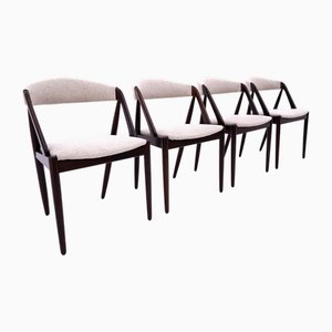 Vintage Danish Chairs by Kai Kristiansen, 1960s, Set of 4