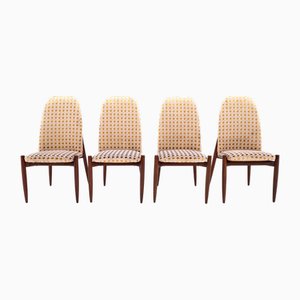 Czechoslovakian Chairs, 1950s, Set of 4