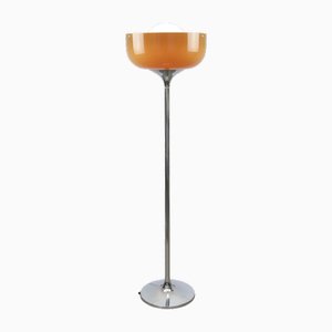 Big Brown Floor Lamp by Luigi Massoni for Guzzini, 1970s