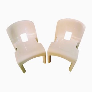 Joe Colombo Stühle für Kartell 1970, 2er Set