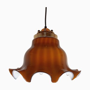 Lampada a sospensione Petticoat vintage di Peill & Putzler, Germania, anni '70