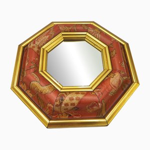 Miroir Vintage en Bois, 1970s