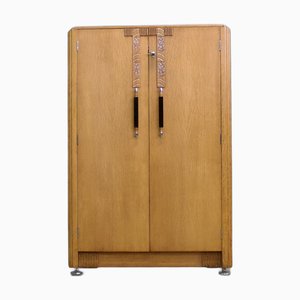 Art Deco Oak Tallboy from G-Plan / E Gomme, 1930s