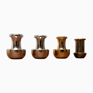 Kleine deutsche Mid-Century Aschenbecher, 4 . Set