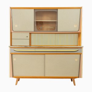 Mueble de cocina en verde pastel, años 50