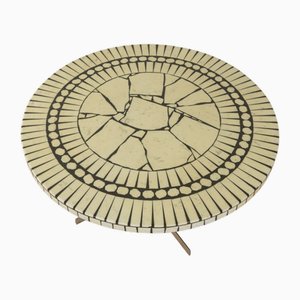 Mesa de centro de mosaico de Berthold Müller-Oerlinghausen, años 60