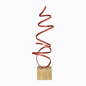 Yannick Bouillault, Serpentant Red Helicoid, Acier