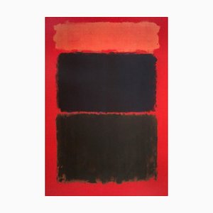 Mark Rothko, Light Red Over Black, Art Print